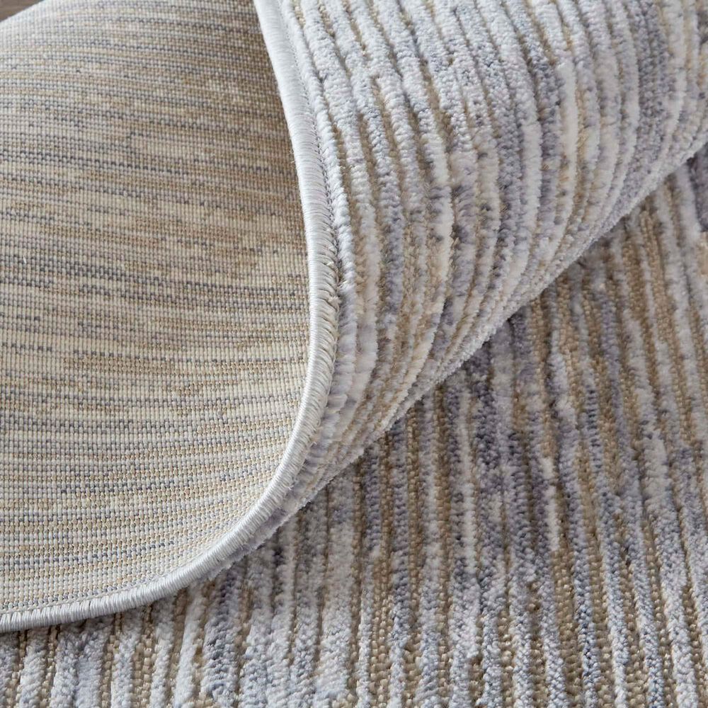 Feizy Laina 4&#39; x 6&#39; Beige Area Rug, , large