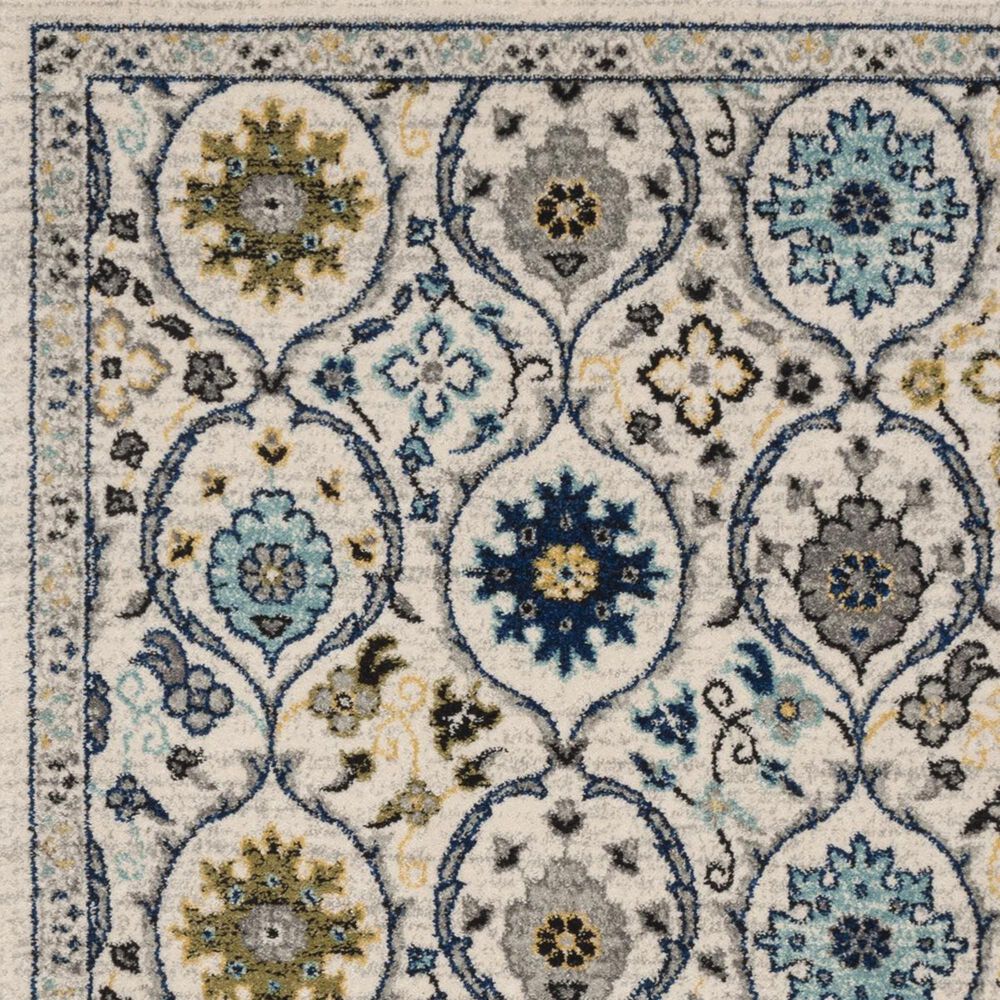 Safavieh Evoke EVK210C-3 3&#39; x 5&#39; Ivory/Blue Area Rug, , large
