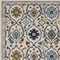 Safavieh Evoke EVK210C-3 3" x 5" Ivory/Blue Area Rug, , large