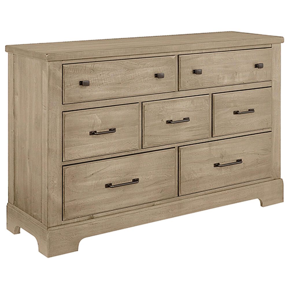 Viceray Collections Cool Rustic 4-Piece King Plank Bedroom Set with Storage in Clear Maple, , large