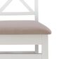 Linon Home Decor Triena X-Back Side Chair in White (Set of 2), , large