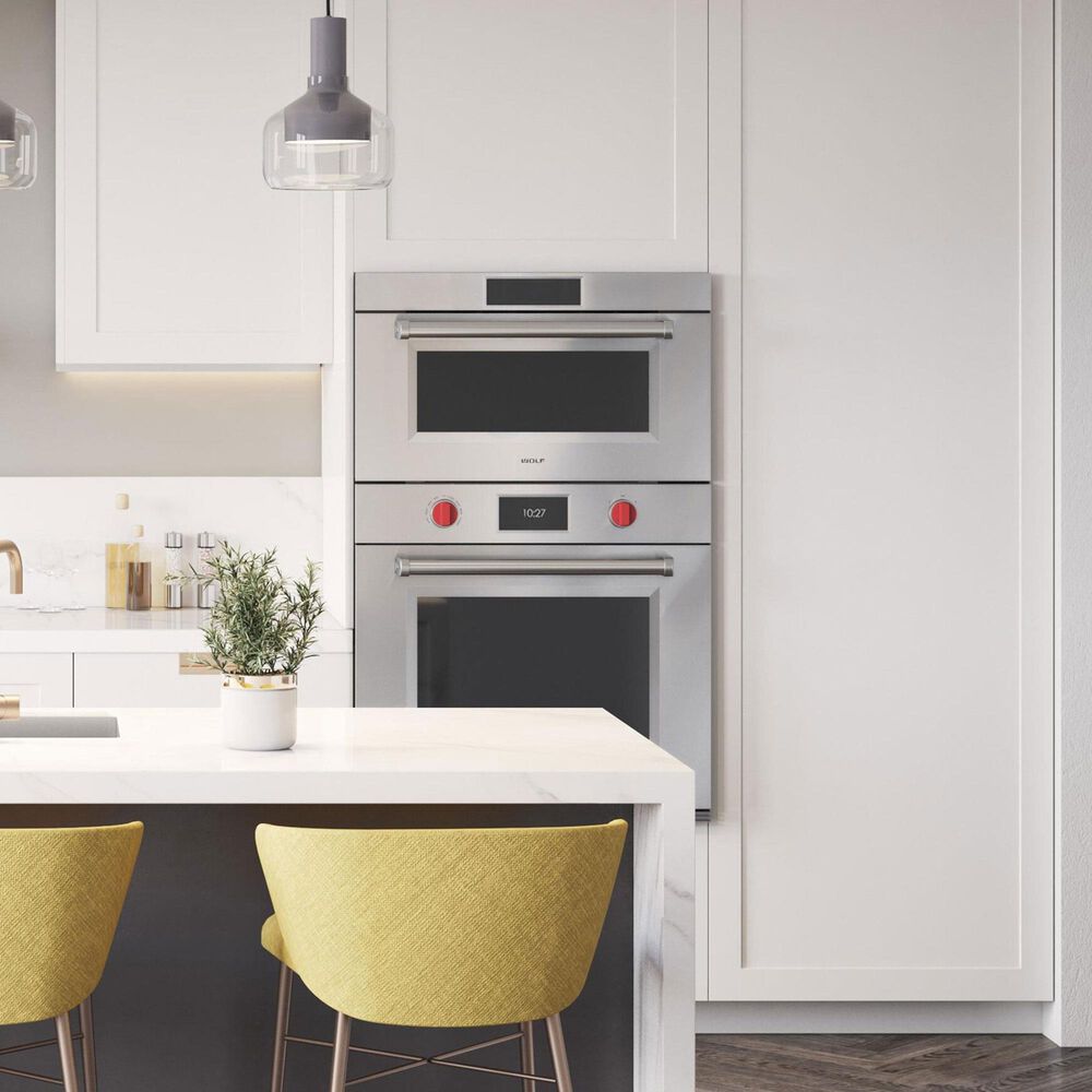 Wolf Appliances 1.6 Cu. Ft. M Series Professional Drop-Down Door Speed Oven in Stainless Steel, , large