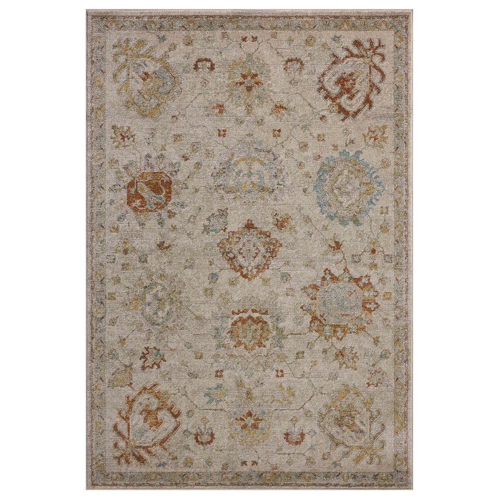 Magnolia Home Mona Oatmeal and Multicolor 5" x 7"8" Area Rug, , large