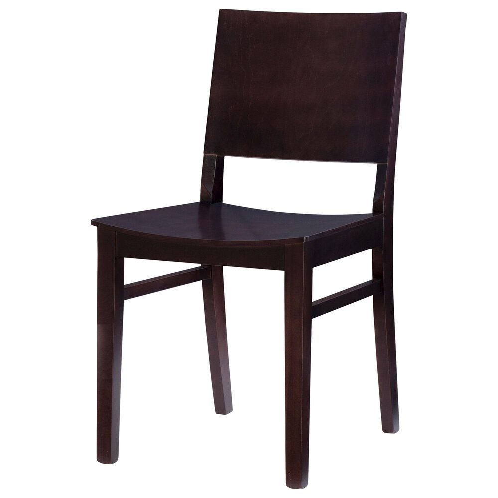 Linon Home Decor Devin Side Chair in Brown, , large