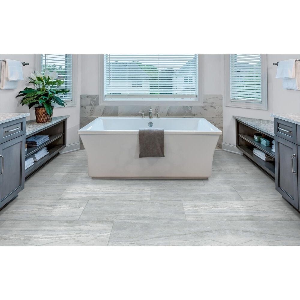 Metroflor Metrostone Milk Stone 12&quot; x 24&quot; Luxury Vinyl Tile, , large
