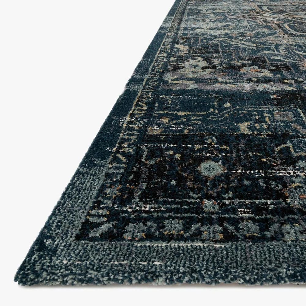 Magnolia Home James JAE-05 2&#39;7&quot; x 10&#39;10&quot; Ocean and Onyx Runner, , large