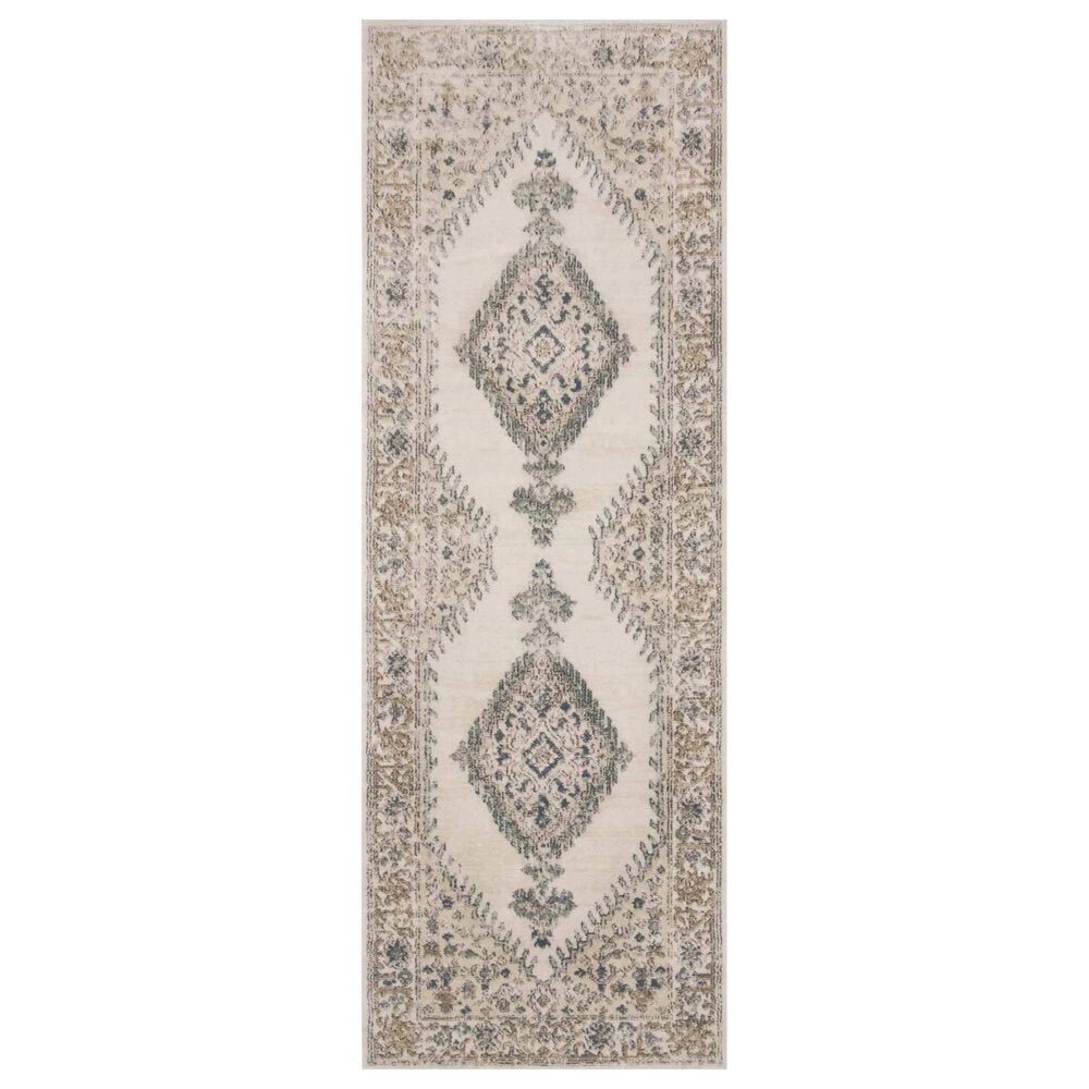 Loloi II Teagan TEA-02 2"8" x 10"6" Oatmeal and Ivory Runner, , large