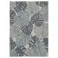 Central Oriental Melbourne Daylan 7"10" x 9"10" Vanilla and Lagoon Area Rug, , large