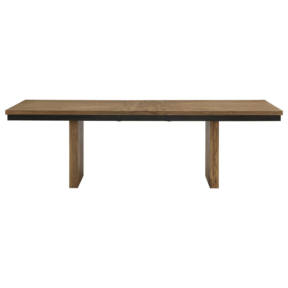 Steve Silver Roatan Dining Table and 6 Dining Chairs in Natural and Black, , large