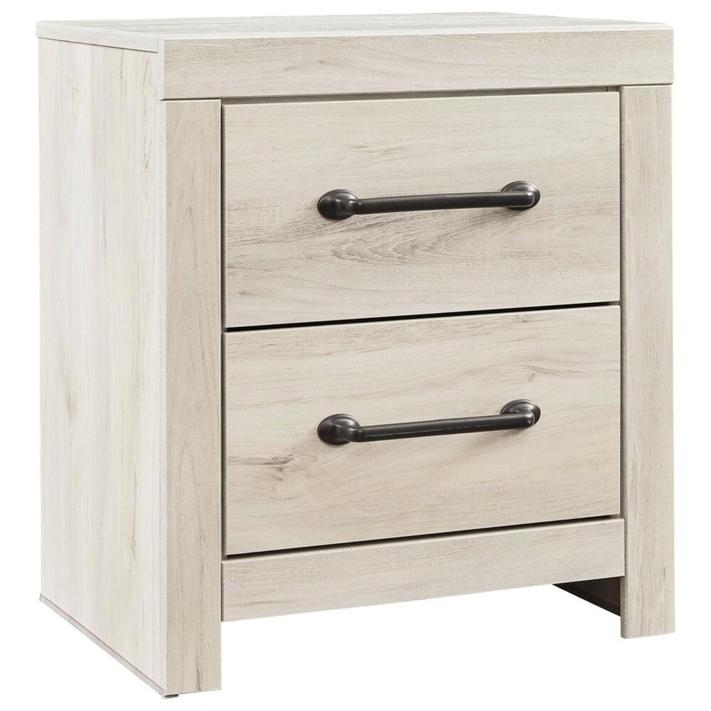 Ashley Cambeck 5 Piece Full Bed Set in Whitewash with Lighting, , large