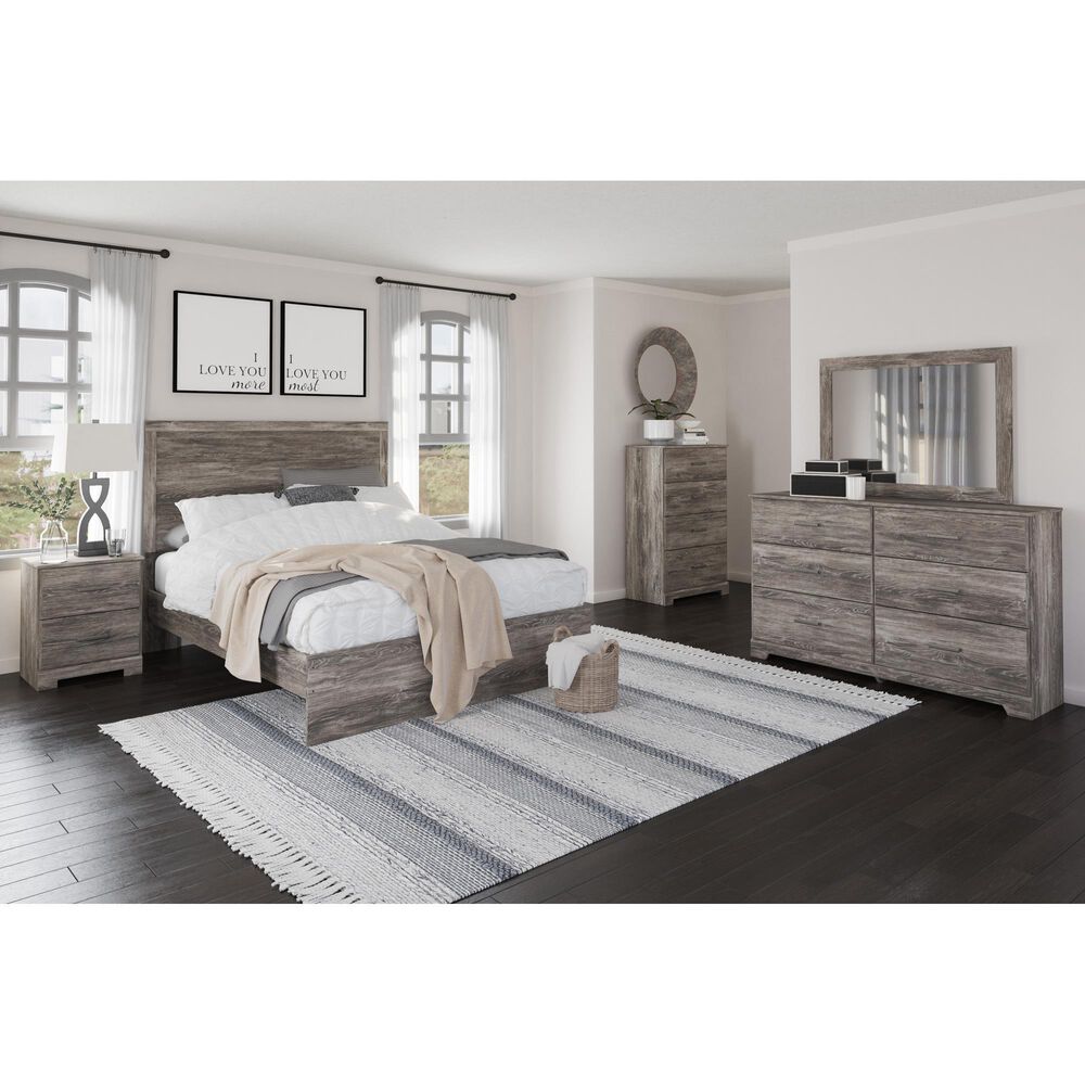 Ashley Ralinksi 3 Piece Queen Bedroom Set in Gray, , large
