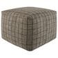 Surya Island Vibe Pouf in Black and Brown, , large