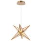 Golden Lighting Spectrum 18" 1-Light LED Chandelier in Rose Gold, , large