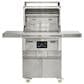 Coyote Outdoor 28" Gen3 Freestanding Pellet Grill with Cart in Stainless Steel, , large