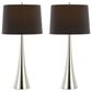 LumiSource Diana Metal Table Lamp in Polished Nickel (Set of 2), , large