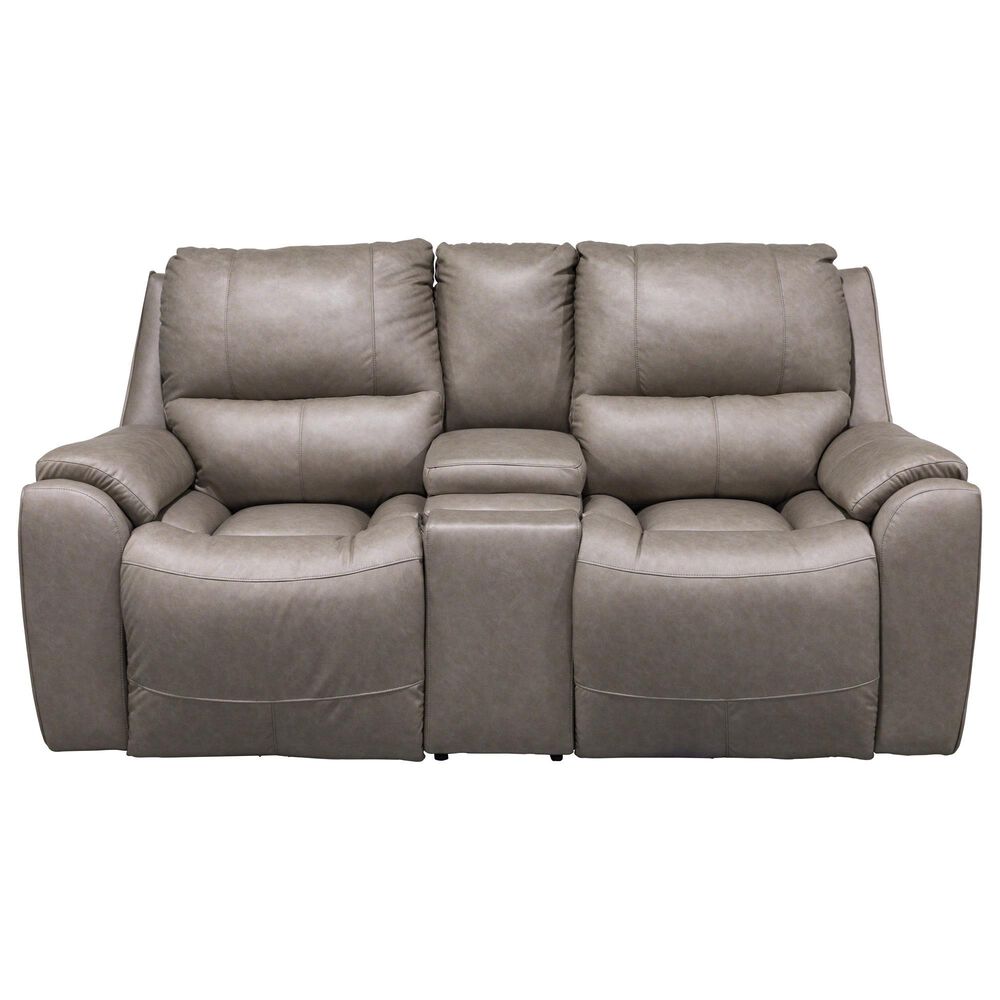 Southern Motion Westchester Power Reclining Loveseat in True Grit Platinum, , large