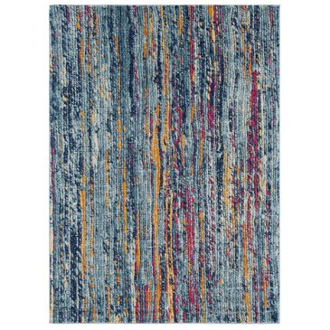 Surya Harput HAP-1016 2" x 3" Teal, Saffron and Orange Scatter Rug, , large