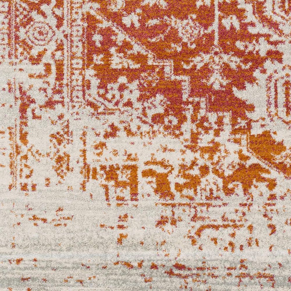 Surya Harput HAP-1019 2&#39; x 3&#39; Orange, Gray and Garnet Scatter Rug, , large