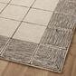 Chris Loves Julia x Loloi Francis 2" x 5" Cream and Black Area Rug, , large