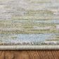 Feizy Melrose 6"7" x 9"6" Green and Ivory Area Rug, , large