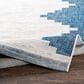 Surya Eagean EAG-2355 Dark Blue, Off-White, Navy and Pale Blue 8"10" x 12" Indoor/Outdoor Area Rug, , large
