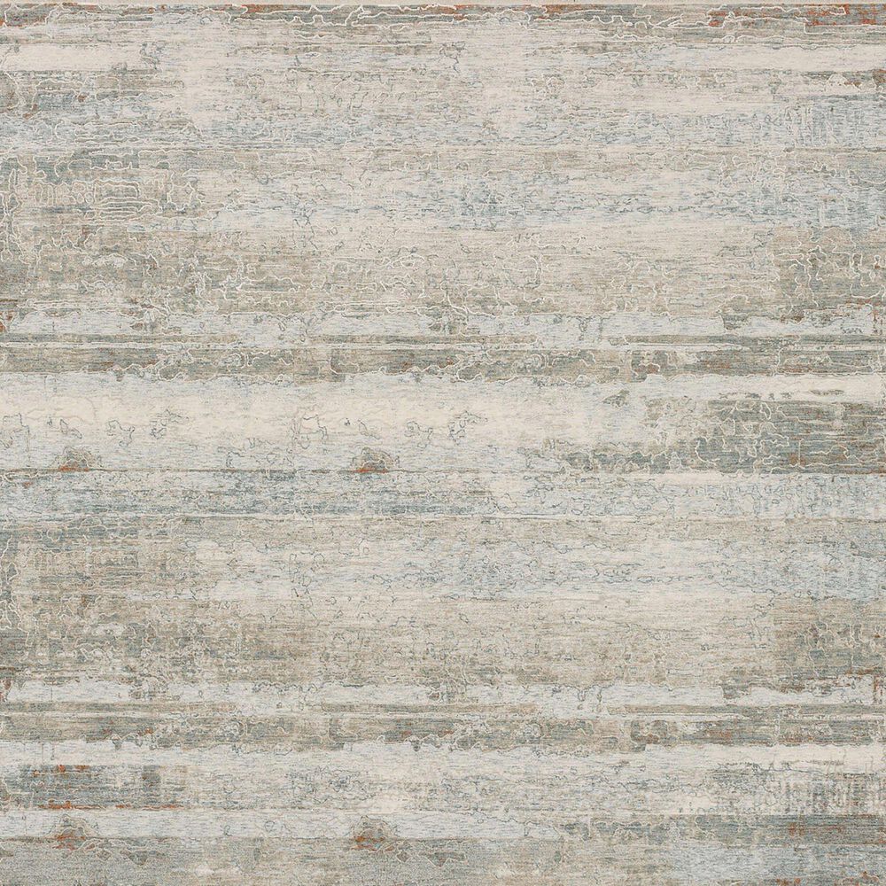 Karastan Solitude Silk Road 2&#39;7&quot; x 7&#39;3&quot; Cream Dark Grey Runner, , large