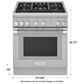 Thermador 30" Professional Harmony Standard Depth Gas Range in Stainless Steel, , large