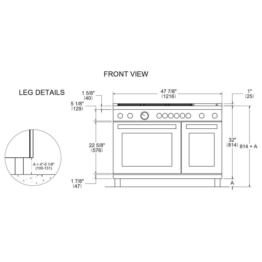 Bertazzoni Heritage 7.1 Cu. Ft. Freestanding Gas Range in Avorio, , large
