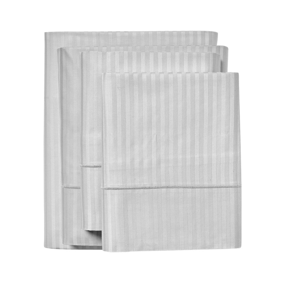 Trade Linker 4-Piece King 500 Thread Count Sheet Set in Silver, , large