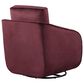 Lifestyle Solutions Lydia Swivel Accent Chair in Plum, , large