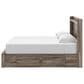 Ashley Elbrim King Storage Bed in Weathered Brown, , large