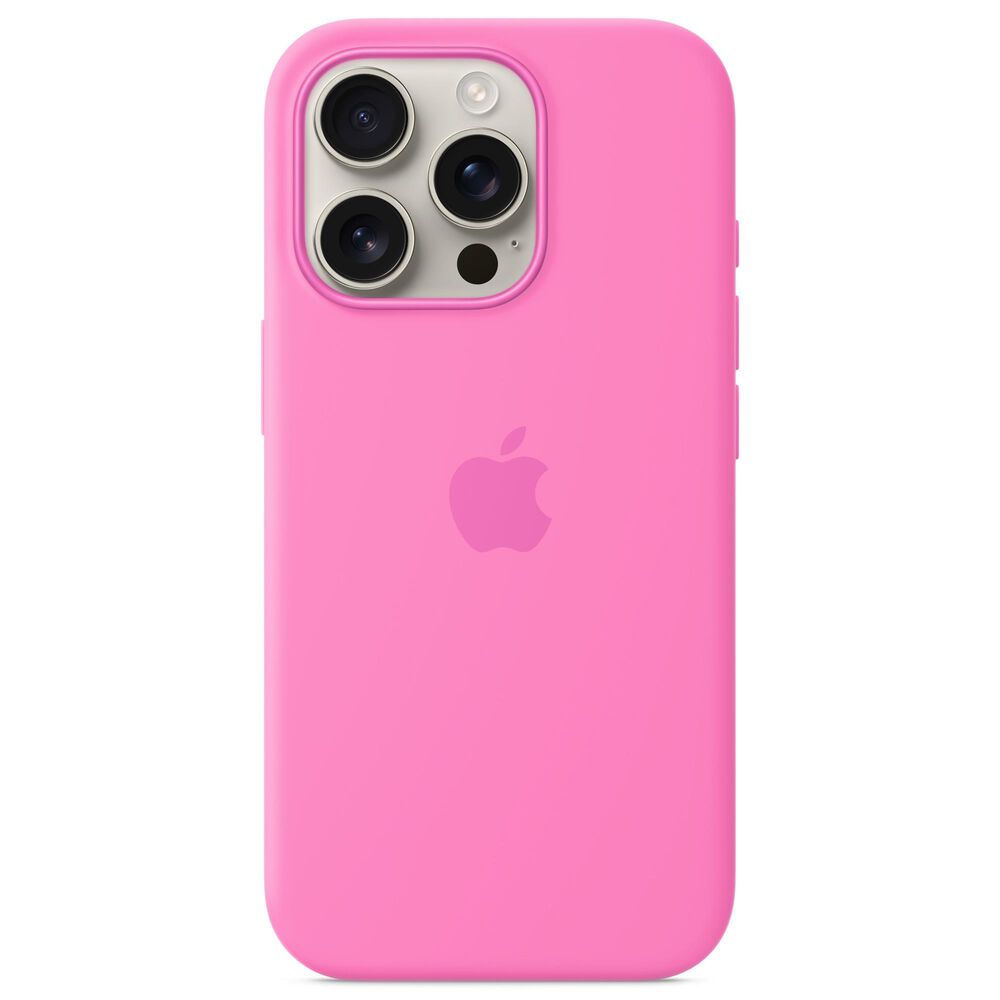 Apple Silicone Case with MagSafe for iPhone 16 Pro in Peony, , large