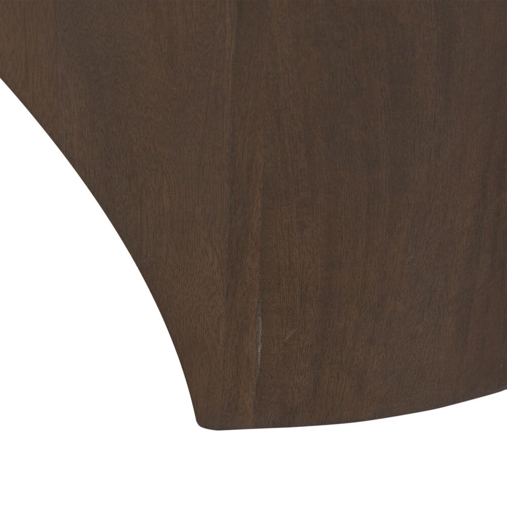 Mercana Shima Oval Coffee Table in Dark Brown, , large