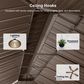 HOMLUX 12" x 24" Hardtop gazebo with double roof in Bronze, , large