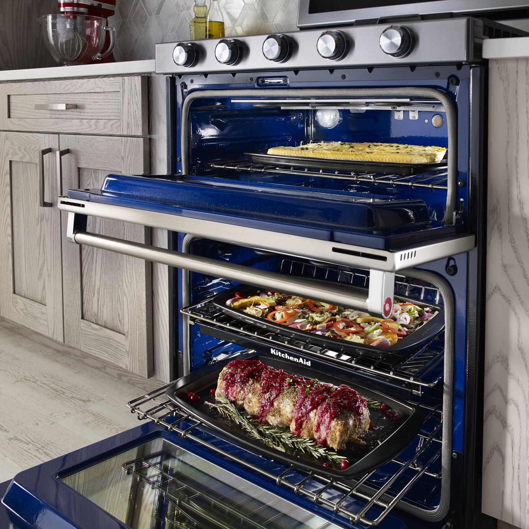 kitchenaid freestanding double oven