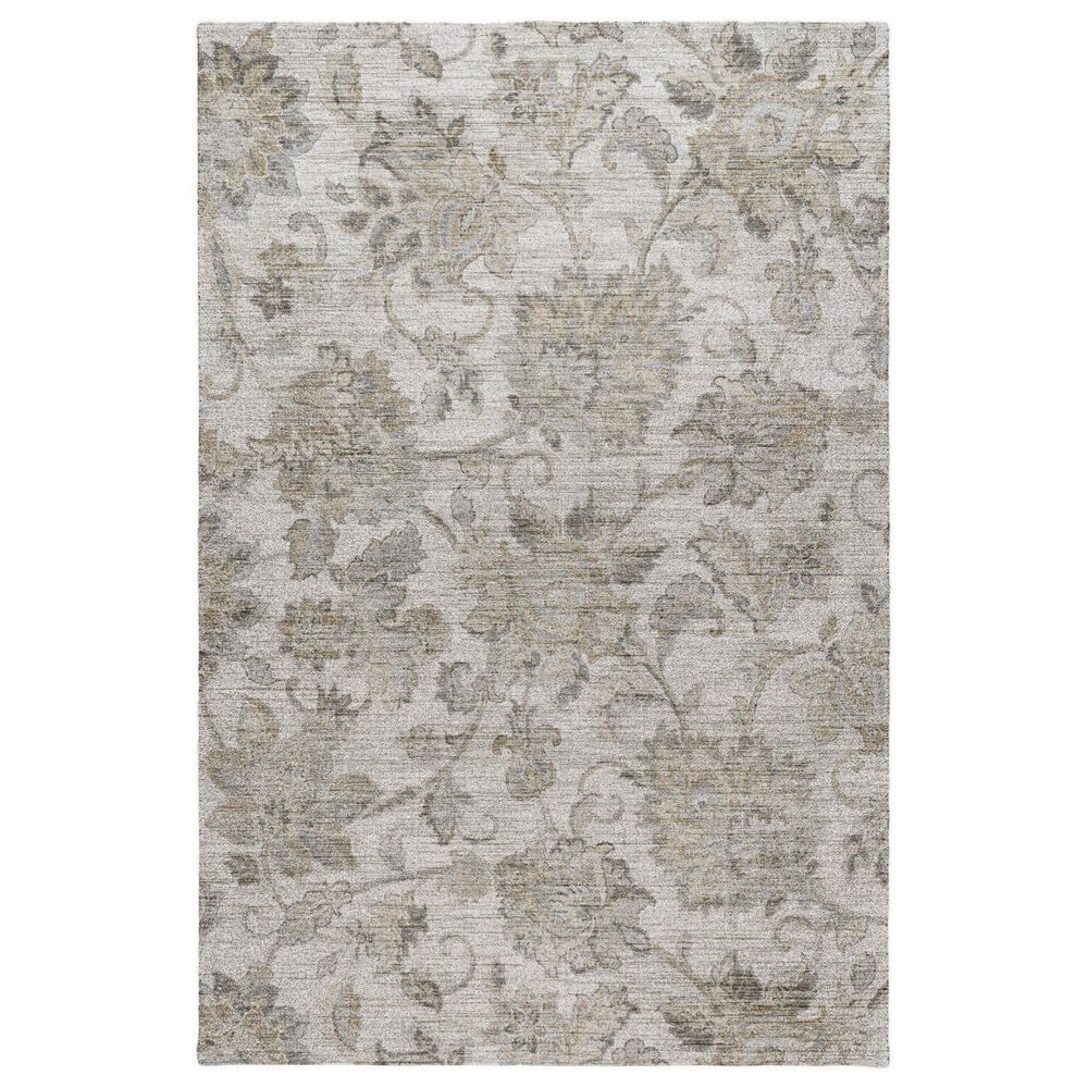 Dalyn Rug Company Silk Road Linen, Ivory, Taupe, Beige and Silver 8" x 10" Area Rug, , large