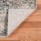 Amer Rugs Fairmont 10"3" x 14"3" Charcoal and Yellow Area Rug, , large