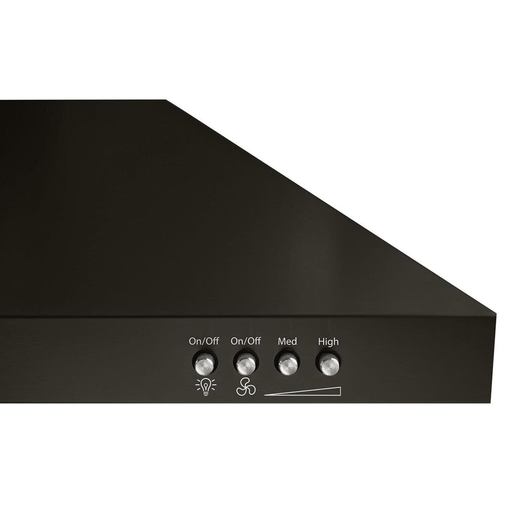 Whirlpool 36" Wall Mount Range Hood in Black Stainless Nebraska Furniture Mart