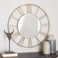 Maple and Jade 30" Wall Clock in Gold, , large