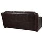 Bordeaux & Co Stationary Leather Sofa in Berlin Dark Brown, , large
