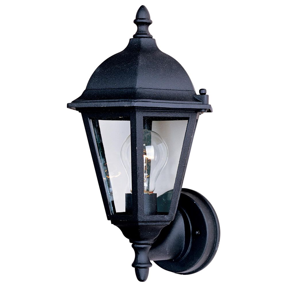 Maxim Lighting Westlake 11" HCO 1-Light Outdoor Wall Lantern in Black, , large