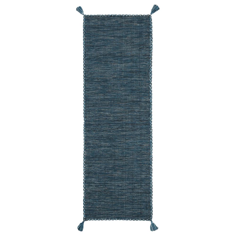 Safavieh Montauk 2"3" x 6" Blue and Black Runner, , large