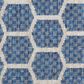 Nourison Twist Reversible 4" x 6" Blue Indoor/Outdoor Area Rug, , large