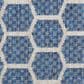 Nourison Twist Reversible 4" x 6" Blue Indoor/Outdoor Area Rug, , large