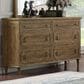 Golden Wave Furniture Interlude 6-Drawer Dresser in Sandstone Buff, , large