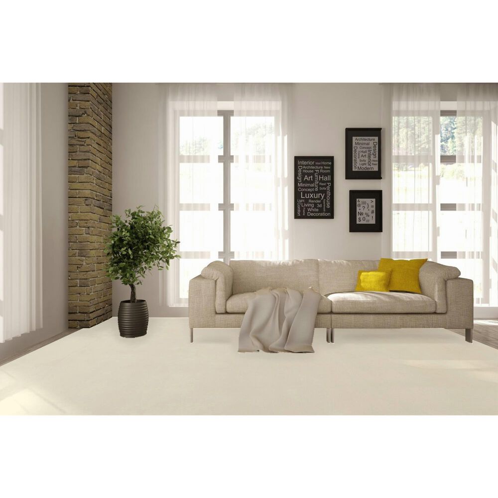 Nourison Plush Cloud 7&#39;9&quot; x 9&#39;9&quot; Ivory Area Rug, , large