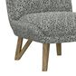 Golden Wave Furniture Emerson Armless Accent Chair in Speckled Navy, , large