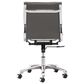Zuo Modern Lider Plus Office Chair in Gray and Silver, , large