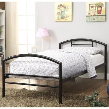 Pacific Landing Bailey Twin Bed in Black, , large