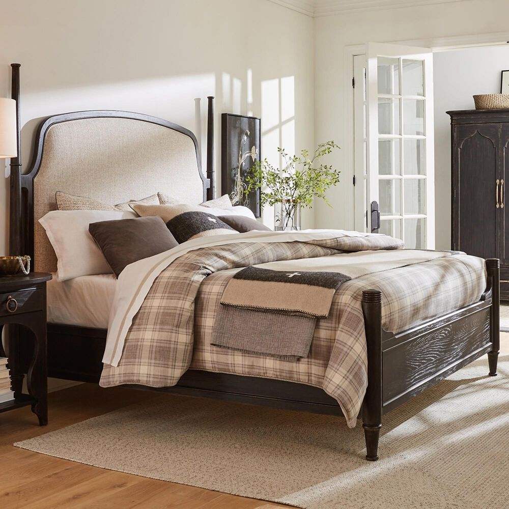 Hooker Furniture Americana King Poster Bed in Black, , large
